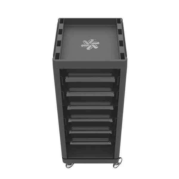 Kolica za pribor Ceriotti City Pvc – Crna