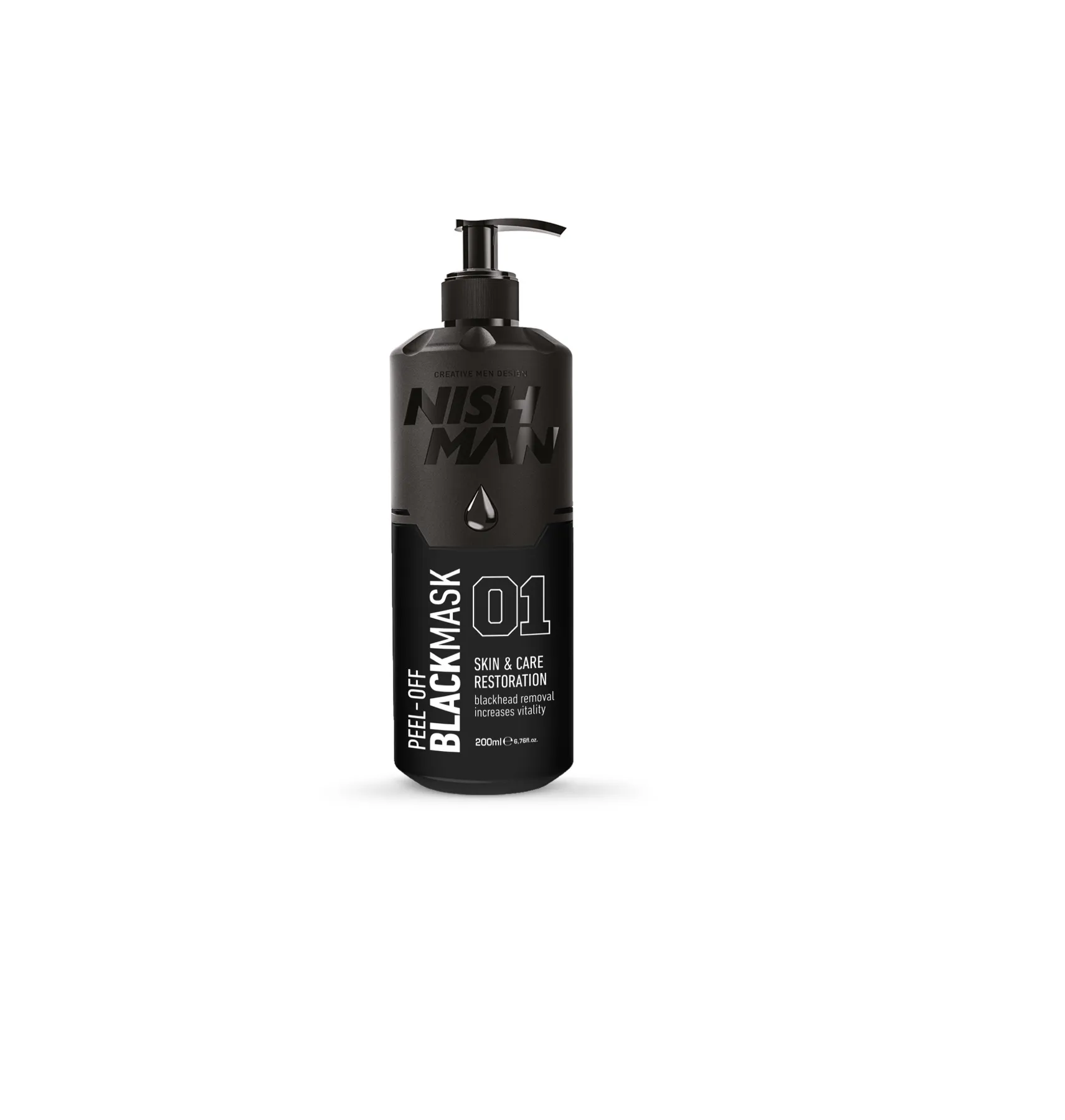 NISHMAN 01 PEEL OFF BLACK MASKA 400 ml