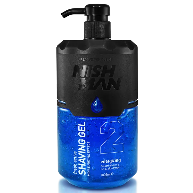 NISHMAN 02 GEL ZA BRIJANJE ENERGIZING 1000 ml